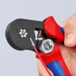 KNIPEX 97 53 14 SB Selbsteinstellende Crimpzange für Aderendhülsen mit Seiteneinführung 180 mm brüniert mit Mehrkomponenten-Hüllen Produktbild img18 S