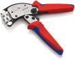 KNIPEX 97 53 18 SB Twistor16® Selbsteinstellende Crimpzange für Aderendhülsen mit drehbarem Crimpkopf 200 mm verchromt mit Mehrkomponenten-Hüllen Produktbild img2 S