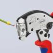KNIPEX 97 53 18 SB Twistor16® Selbsteinstellende Crimpzange für Aderendhülsen mit drehbarem Crimpkopf 200 mm verchromt mit Mehrkomponenten-Hüllen Produktbild img7 S