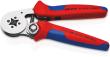KNIPEX 97 55 04 Selbsteinstellende Crimpzange für Aderendhülsen mit Seiteneinführung 180 mm verchromt mit Mehrkomponenten-Hüllen Produktbild img2 S