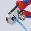 KNIPEX 97 55 04 Selbsteinstellende Crimpzange für Aderendhülsen mit Seiteneinführung 180 mm verchromt mit Mehrkomponenten-Hüllen Produktbild img6 S