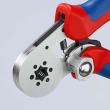 KNIPEX 97 55 04 Selbsteinstellende Crimpzange für Aderendhülsen mit Seiteneinführung 180 mm verchromt mit Mehrkomponenten-Hüllen Produktbild img12 S