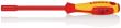KNIPEX 98 03 06 Steckschlüssel mit Schraubendreher-Griff 232 mm brüniert isoliert mit Mehrkomponenten-Hüllen, VDE-geprüft Produktbild