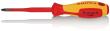 KNIPEX 98 25 02 SL Schraubendreher (Slim) für Kreuzschlitzschrauben Pozidriv® 212 mm brüniert isolierender Mehrkomponenten-Griff, VDE-geprüft Produktbild img1 S