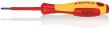 KNIPEX 98 26 10 Schraubendreher für Torx®-Schrauben 160 mm brüniert isolierender Mehrkomponenten-Griff, VDE-geprüft Produktbild img1 S