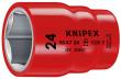 KNIPEX 98 47 24 Steckschlüsseleinsatz für Sechskantschrauben mit Innenvierkant 1/2" 61 mm Produktbild