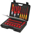 KNIPEX 98 99 11 Kompaktkoffer 17-teilig mit isolierten Werkzeugen für Arbeiten an elektrischen Anlagen Produktbild img1 S