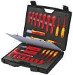 KNIPEX 98 99 12 Standardkoffer 26-teilig mit isolierten Werkzeugen für Arbeiten an elektrischen Anlagen Produktbild
