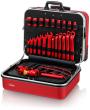 KNIPEX 98 99 11 Kompaktkoffer 17-teilig mit isolierten Werkzeugen für Arbeiten an elektrischen Anlagen Produktbild img4 S