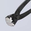 KNIPEX 99 00 200 EAN Monierzange (Rabitz- oder Flechterzange) 200 mm schwarz atramentiert poliert Produktbild img10 S