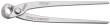 KNIPEX 99 04 220 EAN Monierzange (Rabitz- oder Flechterzange) 220 mm glanzverzinkt Produktbild