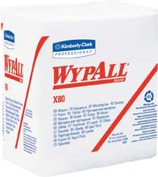 WYPALL X80 Wischtücher 31,5x33 weiß Krt. 4x50Tü. Produktbild img1 L