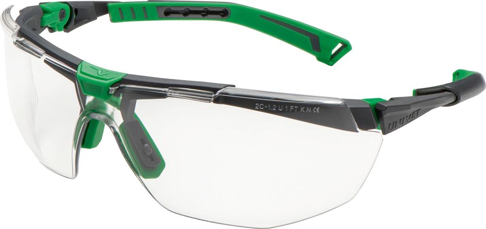 Brille 5X1, klar, EN 166 antikratz, antibeschlag Produktbild img1 L