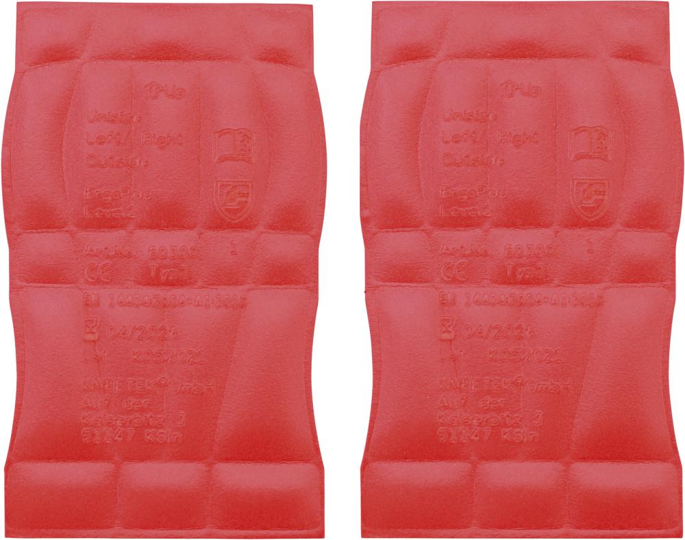 Kniepolster ErgoPad rot 1 Paar FORTIS Produktbild img1 L