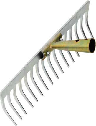 Profi-Gartenrechen 16 Zinken Breite 42 cm mit Schwenkkopf FLORA Produktbild img1 L