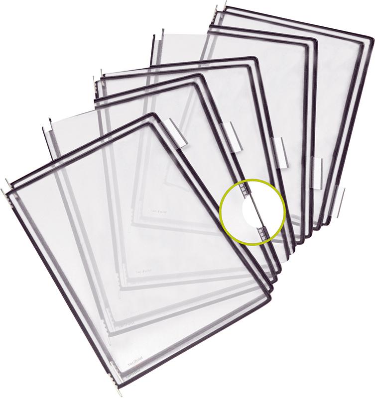 Sichttafel A4 schwarz Pckg. a 10 Stück Produktbild img1 L