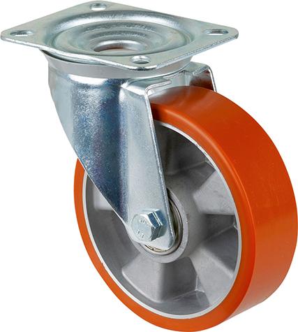 Lenkrolle L400.B90 Rad Ø 160mm 300kg, Stahl verzinkt Produktbild img1 L