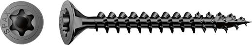 SPAX SeKo T-STAR+ 5,0 x 20 Schwarz verzinkt HP Produktbild img1 L