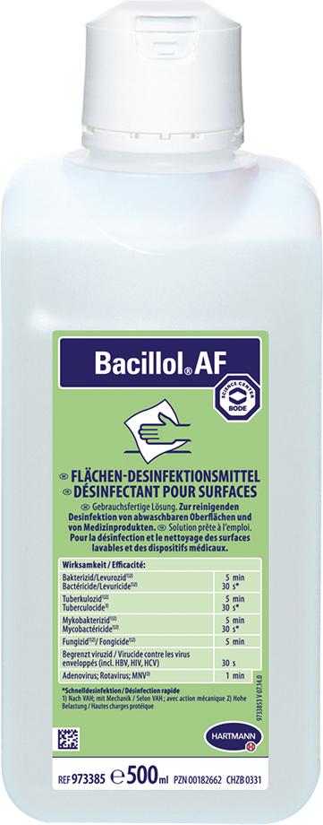 Flächendesinfektion Bacillol AF, 500ml Produktbild img1 L