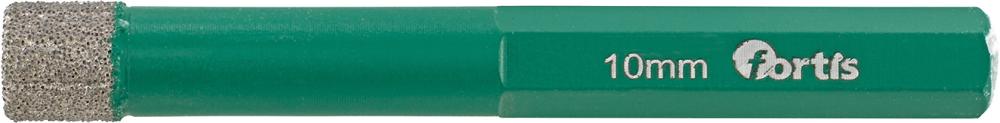 Diamantbohrer 10 x 65 mm, sechskant mit Kühlwachs FORTIS Produktbild img1 L