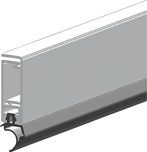 Abdichtungsschiene ASP mit Silikond. Alu silber, H34,5xL2300, St8,5 Produktbild img1 L