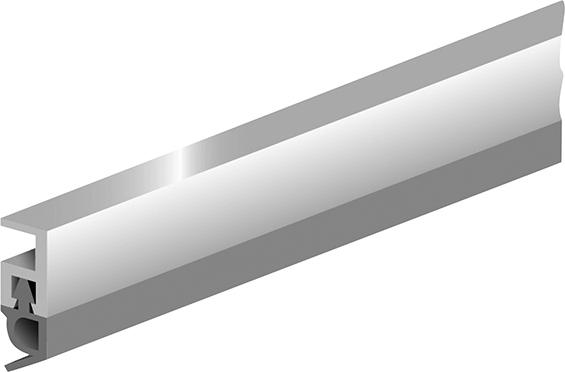 Abdichtungsschiene PTS-AR z. nageln KF grau, H 18 x L 2100mm Produktbild img1 L