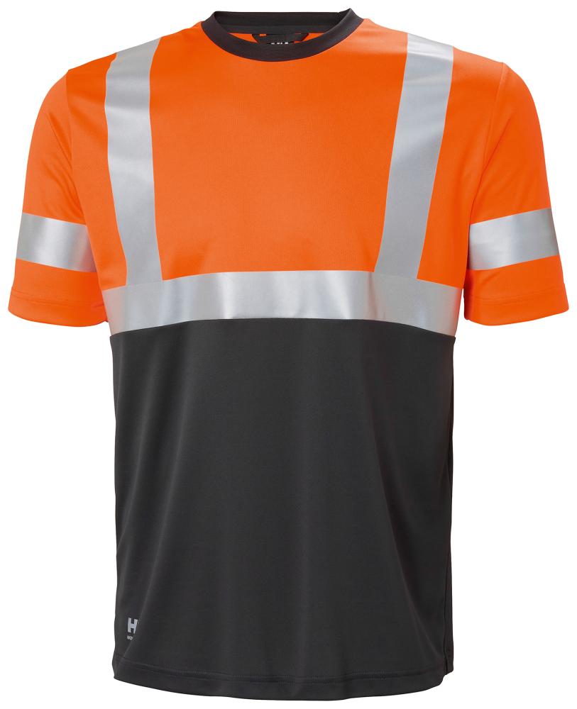 Warn-T-Shirt ADDVIS, orange, Gr. S Produktbild img1 L