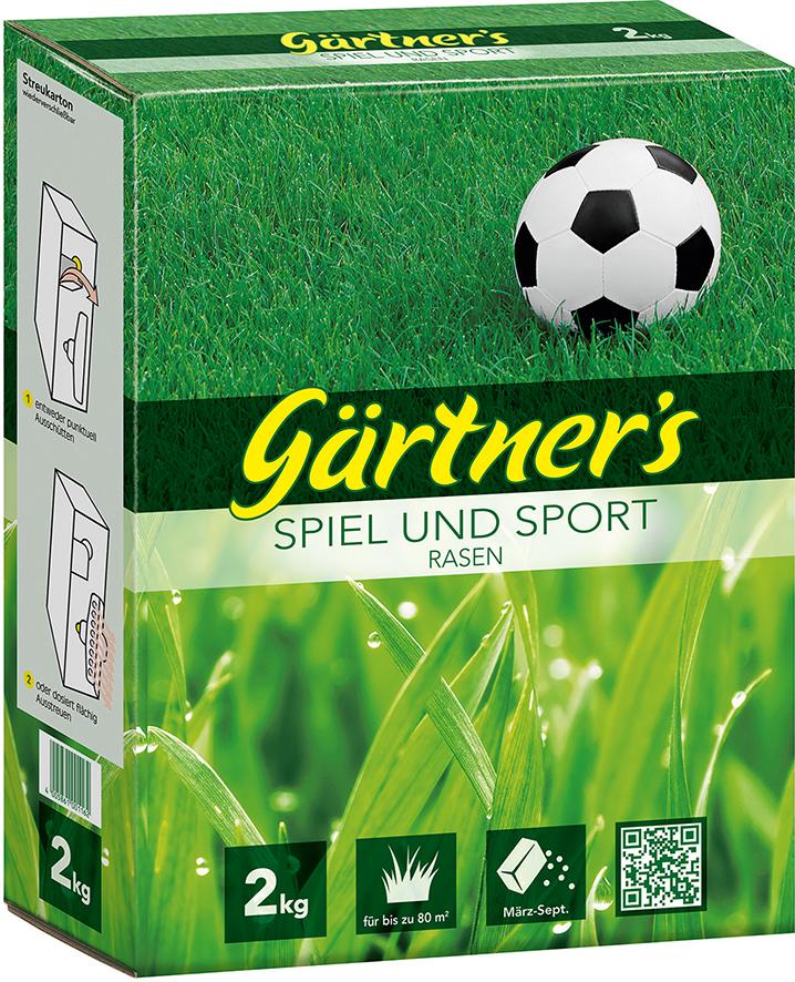 Spiel-und Sportrasensamen 2 kg, FS Gärtners Produktbild img1 L