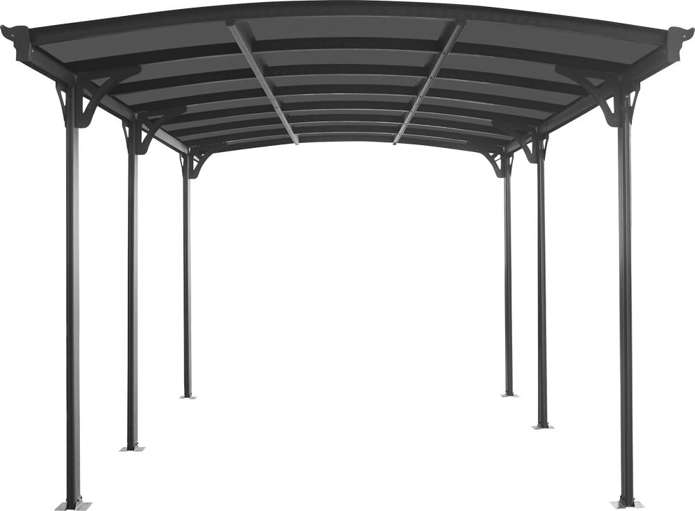 Carport 6M mit 6 mm Patten 300 x 505 x 212/238 cm Produktbild img1 L