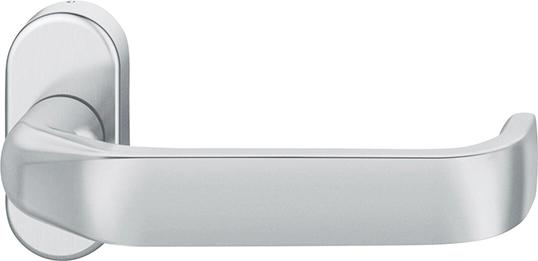 FS-RT-Drückerlochteil 9mm ovale Rosette unsich.Befür für Notausgänge n. EN179 Aluminium naturfarbig Produktbild img1 L