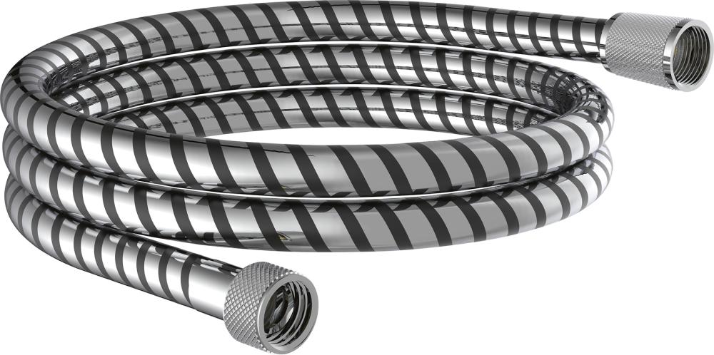 Brauseschlauch 150 cm, Kunststoff, Schwarz/Chrom Produktbild img1 L