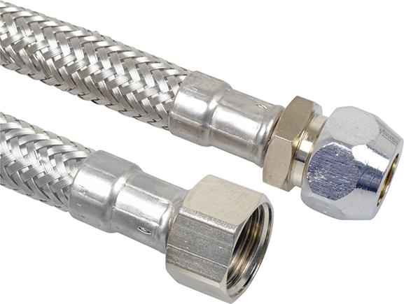 Flex-Anschlussschlauch 500 mm, 3/8"IG x 10 mmQ Produktbild img1 L