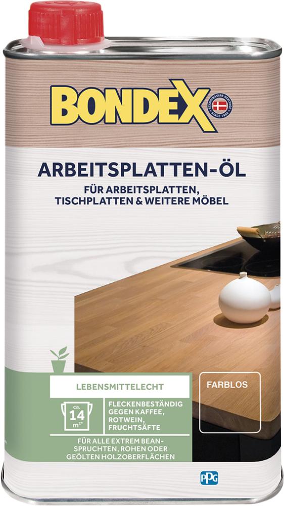 BONDEX Arbeitsplatten Öl Farblos 0,5L Produktbild img1 L