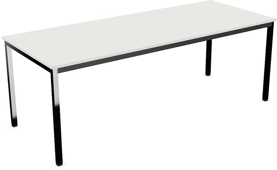 Tisch 2000x800 mm chrom/lichtgrau Verstellbar (15 mm) Produktbild img1 L
