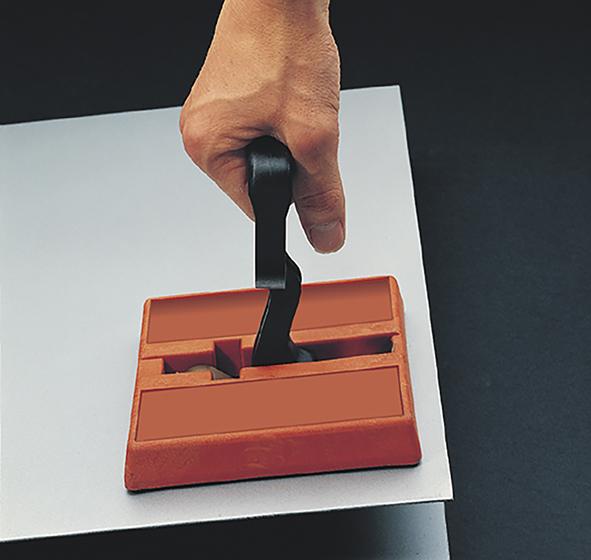 Plattenmagnet mit Handgriff 160x150mmx25mm / 175 mm Haftkraft 1,4kN Beloh Produktbild img1 L