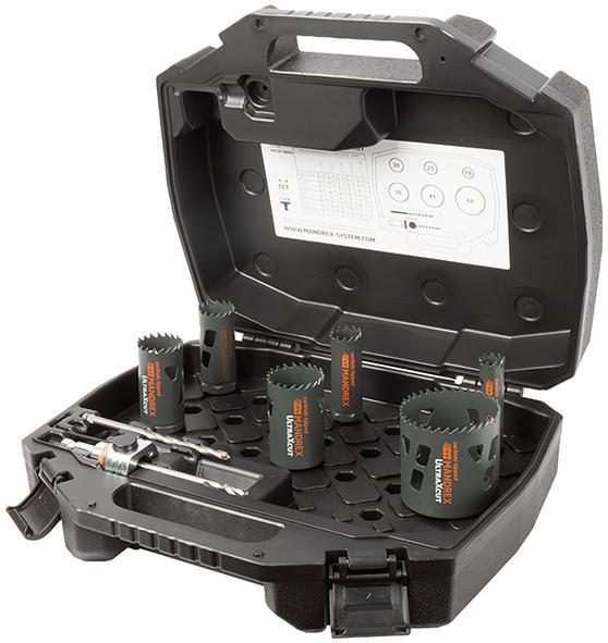 Lochsägen Set MXqs All Purpose Ultra Xcut Installateur D19,25,30, 35, 41,68mm Mandrex Produktbild img1 L