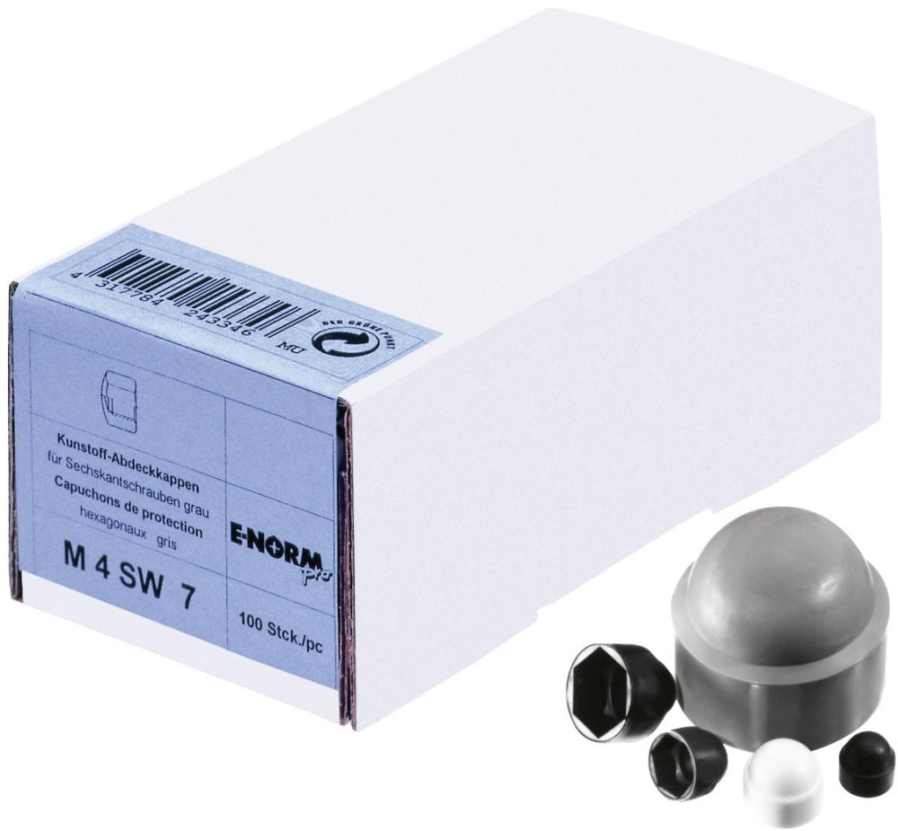 Abdeckkappe für M12 SW19 schwarz E-NORMpro Polyethylen Produktbild img1 L
