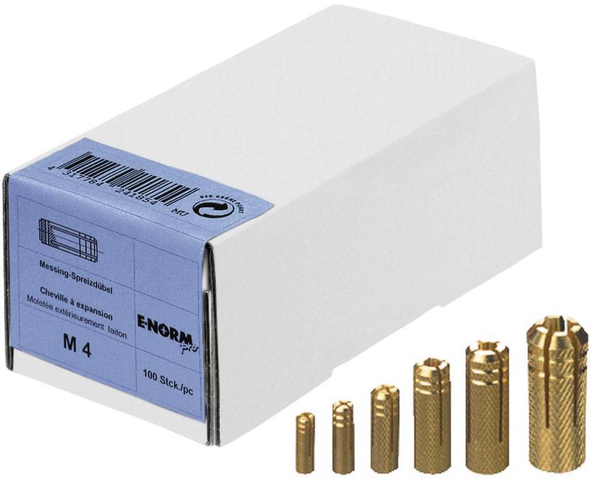 Messing-Spreizdübel M 4 E-NORMpro Produktbild img1 L