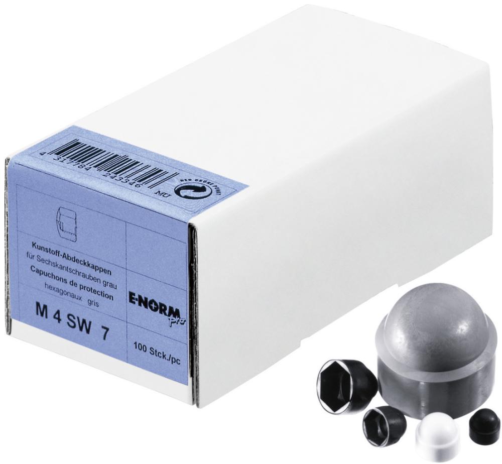 Abdeckkappe für M12 SW19 grau E-NORMpro Polyethylen Produktbild img1 L