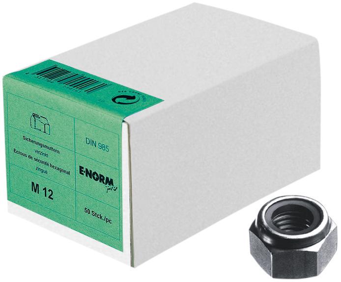 DIN 985 Edelstahl A2 M8 HP E-NORMpro Produktbild img1 L