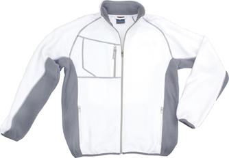 Fleecejacke Champ, Gr. S, weiß/grau Excess Produktbild img1 L