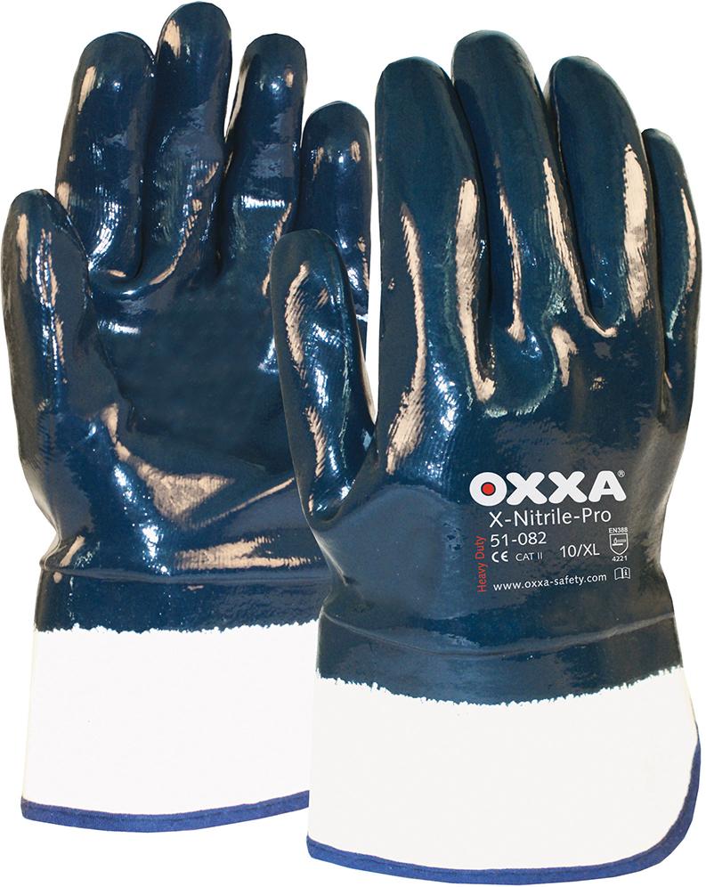 Handschuh Oxxa X-Nitrile-Pro, Gr. 10, Stulpe beschichtet Produktbild img1 L