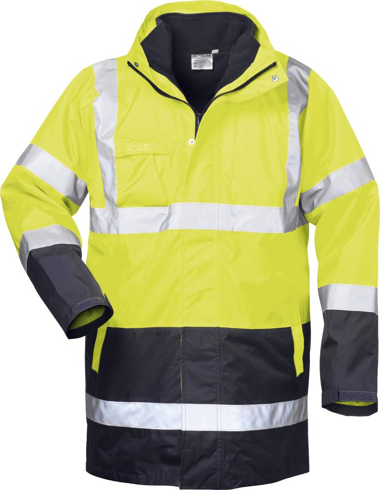 Warnparka Spencer, Gr. 2XL, gelb/marine Produktbild img1 L