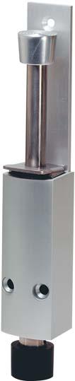 KWS 1222 Türfeststeller 60mm Hub, Standzeit silb.Standzeit schw Produktbild img1 L