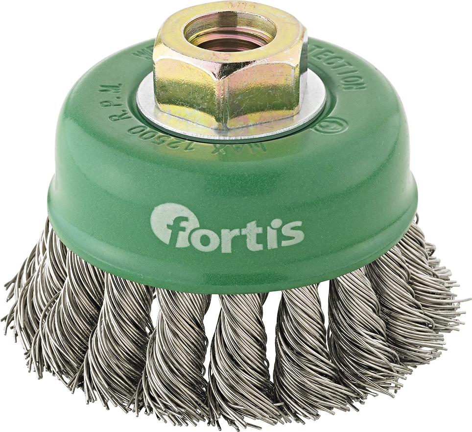 Topfbürste Edelstahl 100mm gezopft FORTIS Produktbild img1 L