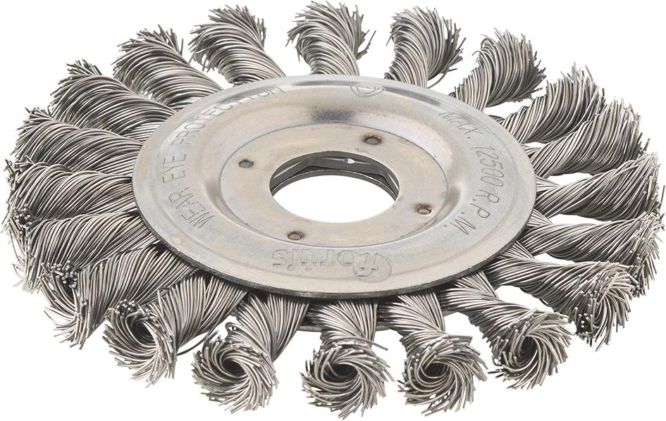 Rundbürste Stahldraht 125x0,5mm gezopft FORTIS Produktbild img1 L