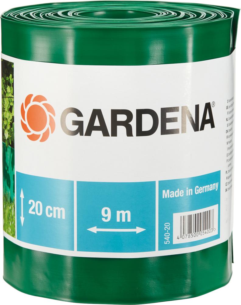 Raseneinfassung grün 20 cm hoch X 9 m lang Gardena Produktbild img1 L