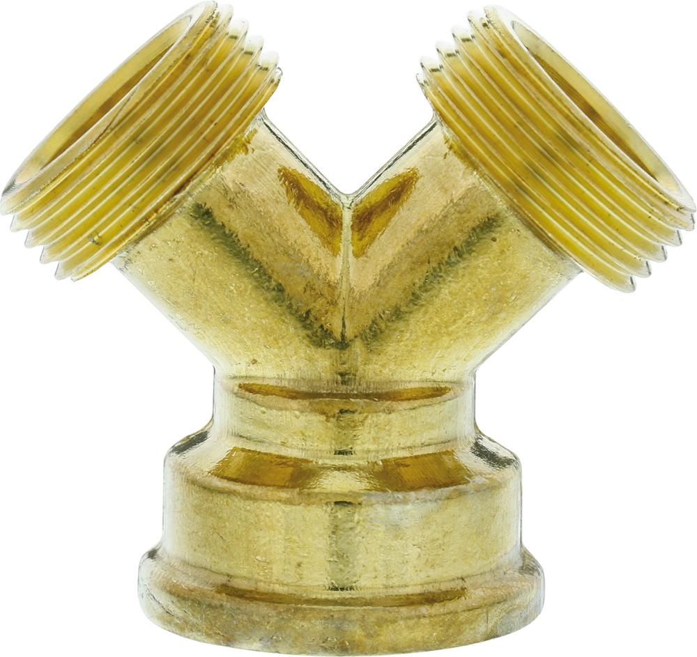 Mess. 2-Wege-Verteiler 3/4", 3/4" Gewinde Gardena Produktbild img1 L