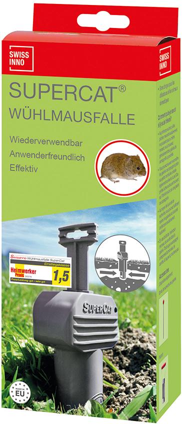 Wühlmausfalle SuperCat Swissinno Solution Produktbild img1 L