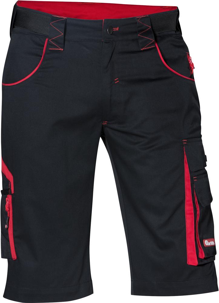 FORTIS Herren Bermuda 24, schwarz/rot Gr. 48 Produktbild img1 L